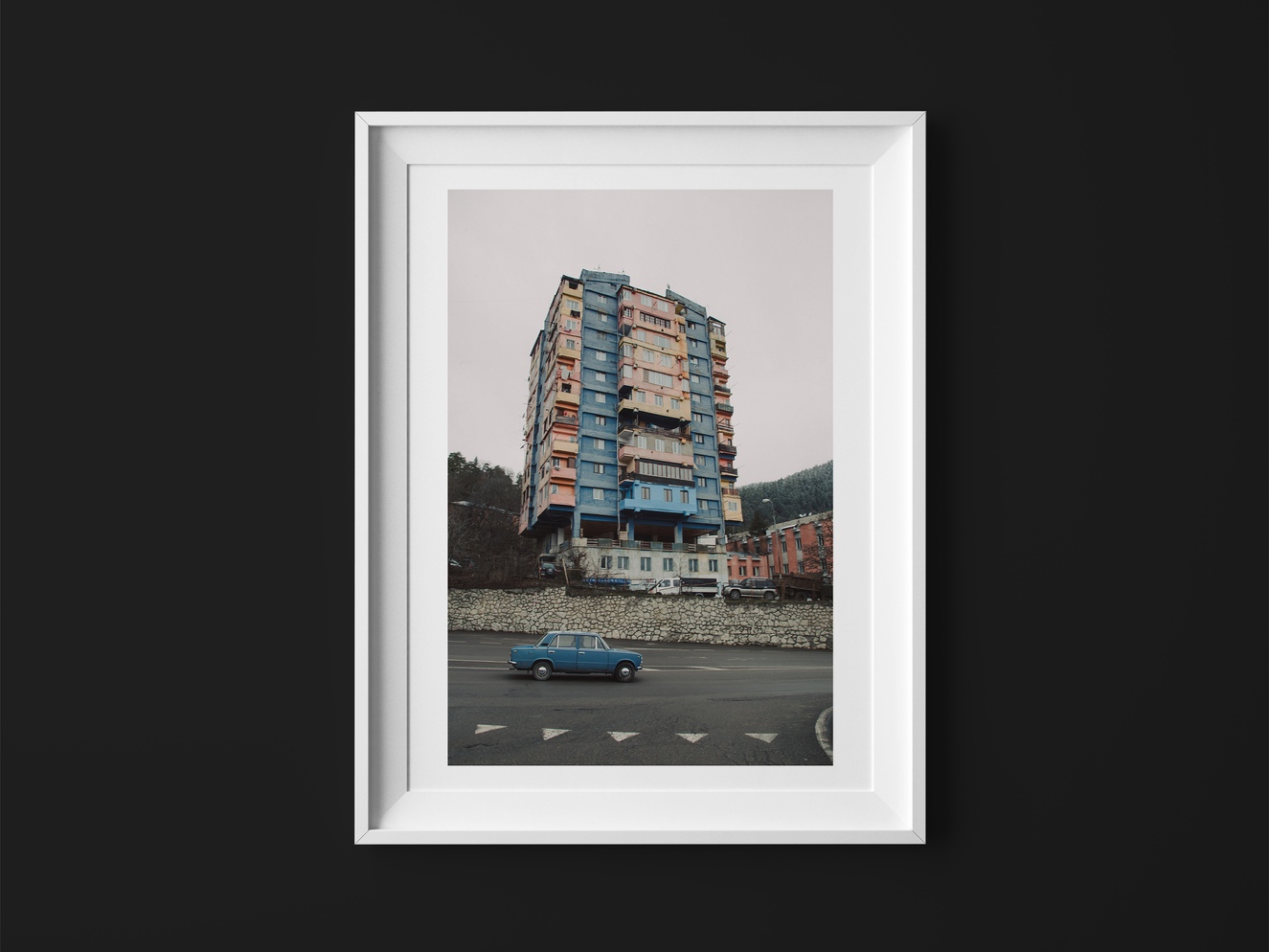 Plakat - Barwy Bordżomi z Gruzji