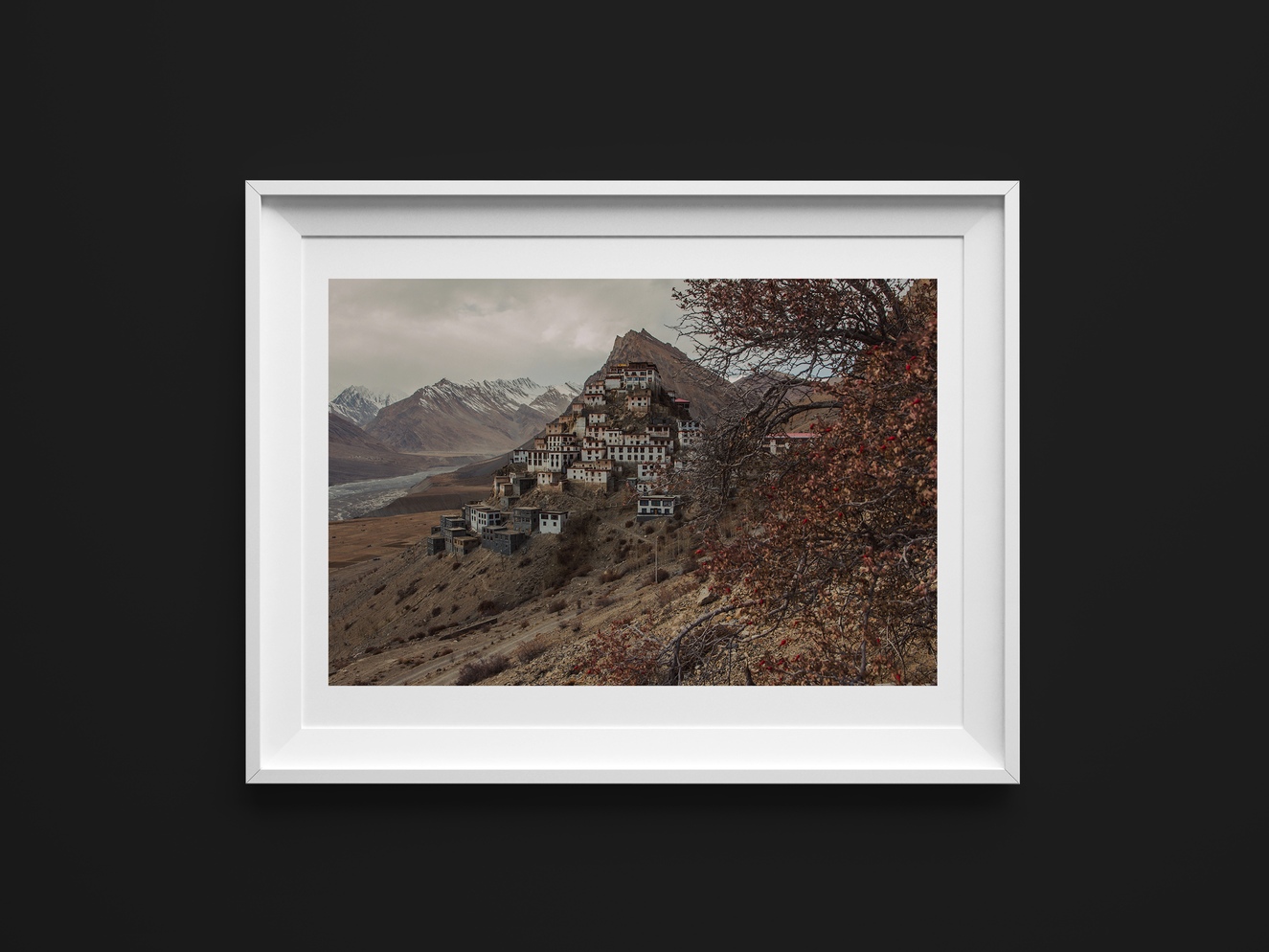 Plakat - Klasztor Kee w Dolinie Spiti