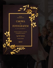 Umowa z fotografem ślubnym - teczka z umową