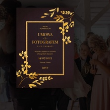 Umowa z fotografem ślubnym - teczka z umową
