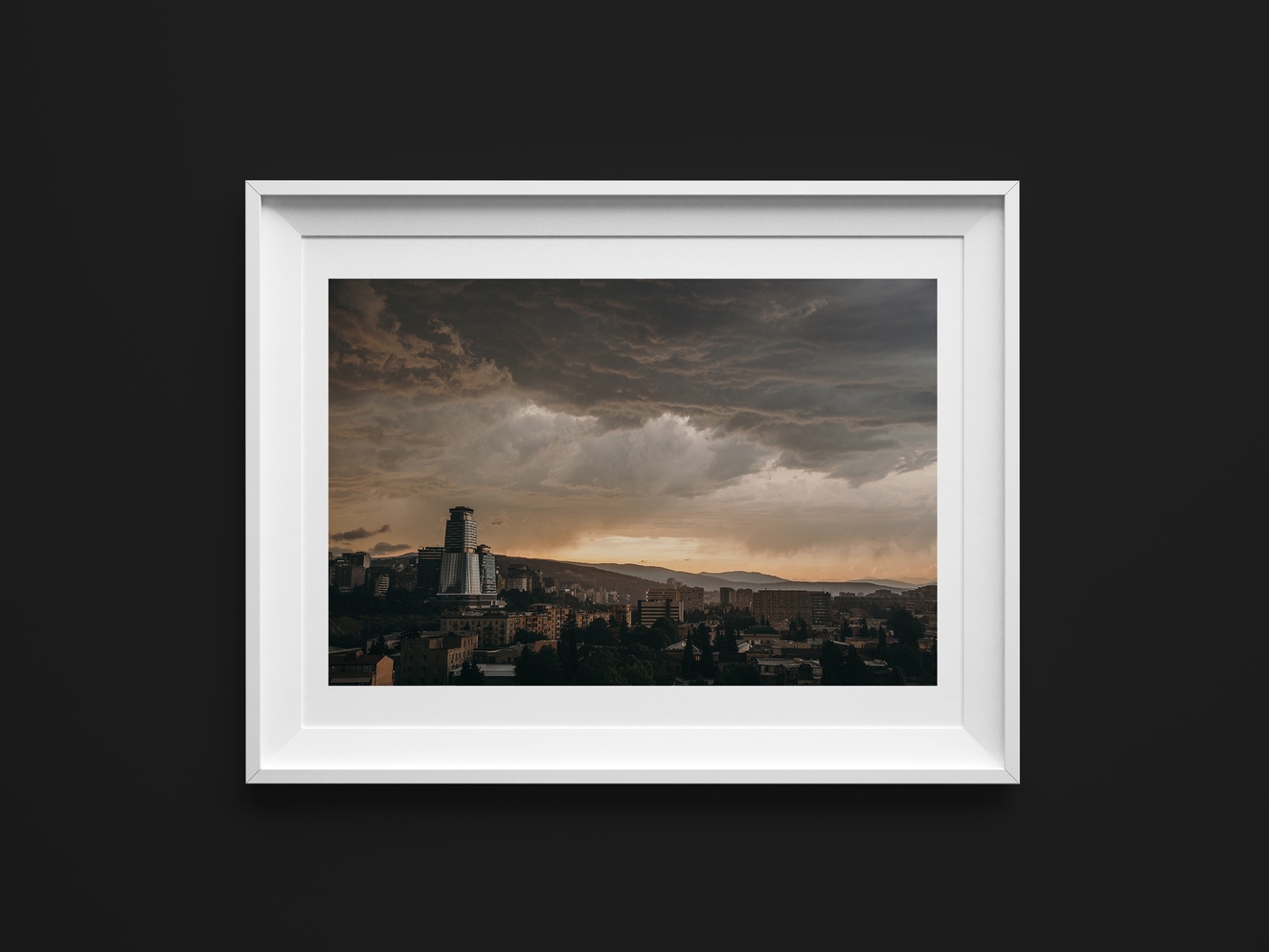 Plakat - Sztorm w Tbilisi, Gruzji